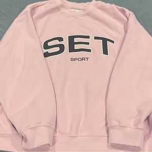 Pink SET Sport Staple Crewneck